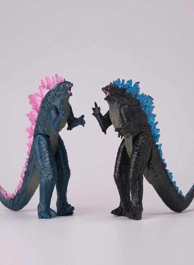 De-Lite G X K The New Empire King Of Monsters Hollow Earth World Premium Action Figures Soft Touch Vinyl Plastic Pvc Collectible Movie Model Toys(The New Empire 6 Pieces Pack ,Mini Small Size 5-8 Cm) - Image 4